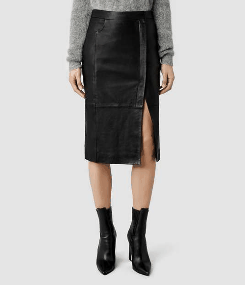 Levitt Leather Skirt