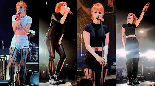 im-a-paramonster:  Hayley Williams' outfits during Writing The Future