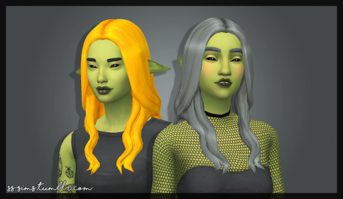 ss-sims: Download: Wavy in Witching Hour Mesh by @subtles4stubble Palette by @pyxiidis Comes in defa