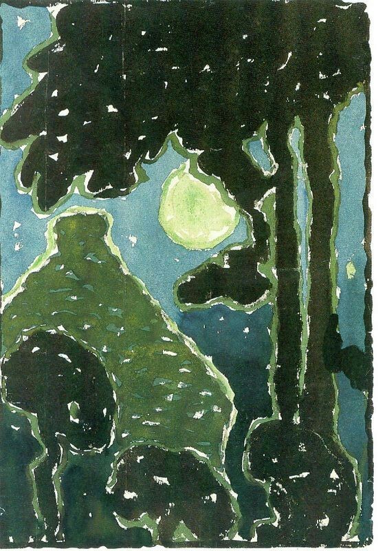 topcat77: Georgia O'Keeffe   House with Tree - Green, 1918 
