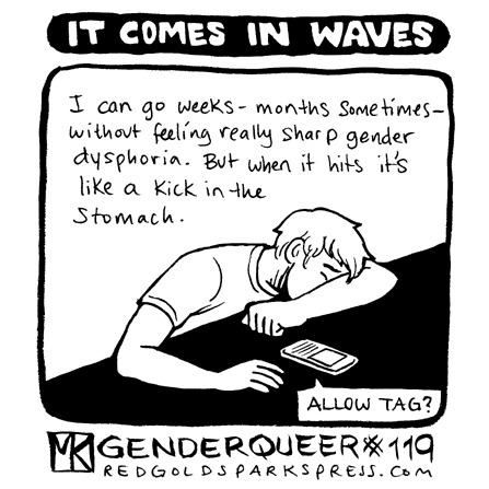 arathergrimreaper:redgoldsparks:You can find all of the earlier posts of my Genderqueer comic series