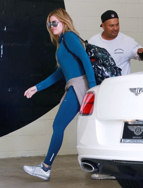 alldasheverything:  Khloe at the gym this month - requested 