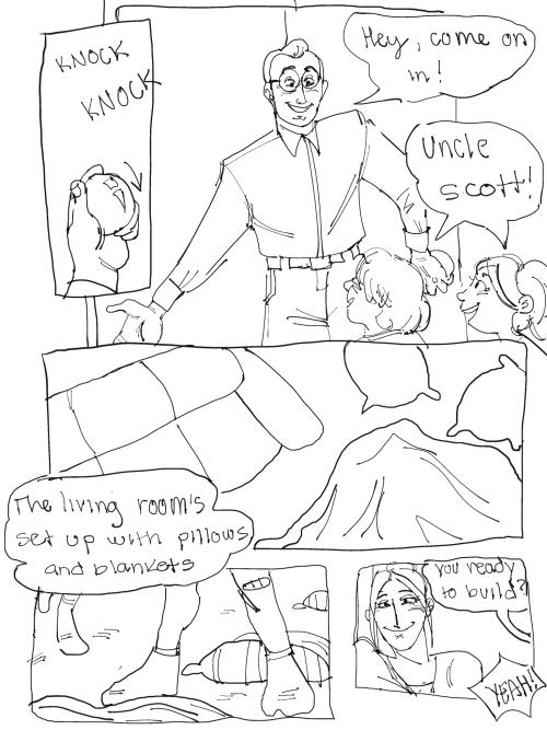Worlds Most Normal Blanket Fort (+ Residents)