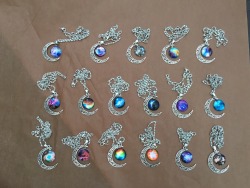 ameliastardust:  GALAXY MOON NECKLACES NOW AVAILABLE AT AMELIASTARDUST.NYC!!!! Use the code TUMBLR at checkout for 15% off + a free gift! 