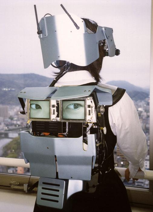 gallowhill:  Krzysztof Wodiczko (Interrogative Design Group) - Dis-Armor, 1999-2001