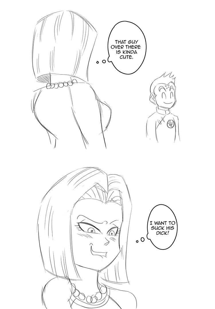   alantupadre said to funsexydragonball: Hi beautiful H artist, I got and idea for