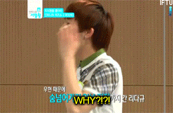 infiniteu: frustrated gyu and the idiots.. 