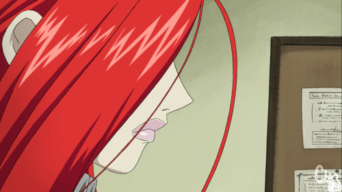 Olivier Armstrong with red hair - FMA Brotherhood Ep 34 &amp; Ep 34 &amp; Ep 34