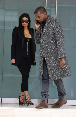 soliloquief:  mike——honcho:  qnah:  us  Okay I don’t care for Kim but that outfit is everything dear Jesus  but wear can i get Kanye’s coat?