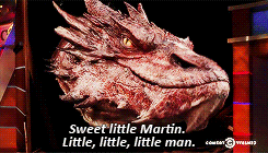 grumpybilbo:  Stephen Colbert: Smaug the Impenetrable, thank you for being here.