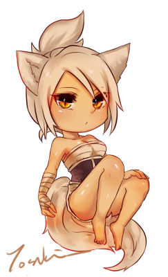 ask-riven:  // Riven is a cat person.  Literally. 