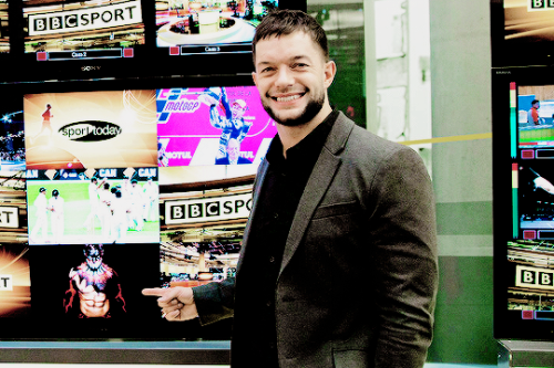 paigescream:NXT Champion Finn Bálor visits BBC, ‘Coronation Street’