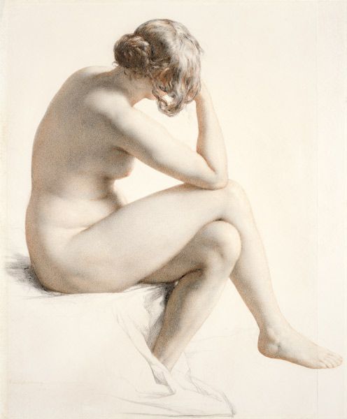 elpasha711:  Life Study ~ William Mulready ~ (Irish, 1786-1863) 