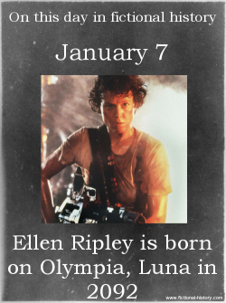 fictional-history:  Alien (Source) Name: Ellen RipleyBirthdate: January 7, 2092Sun Sign: CapricornAnimal Sign: Metal Pig 