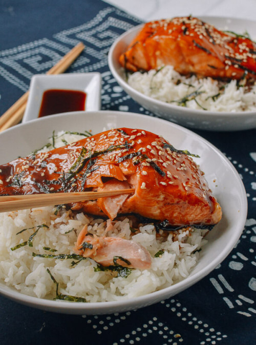 foodffs: Salmon Teriyaki Bowls In 30 Minutes Follow for recipes Get your FoodFfs stuff here