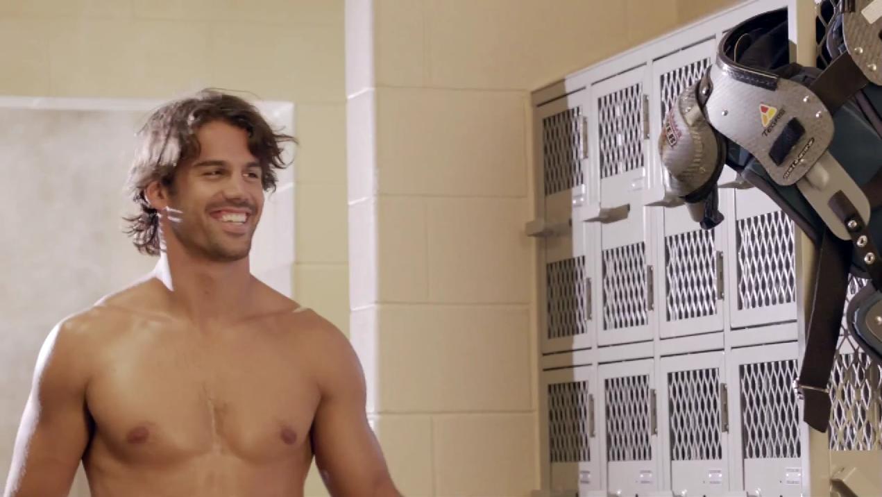 Eric Decker, Denver Broncos screen caps from Proactiv ad