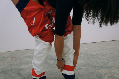 afootballreport:  Arsenal in those jeans by Duval Timothy As part of a group exhibition called “In t