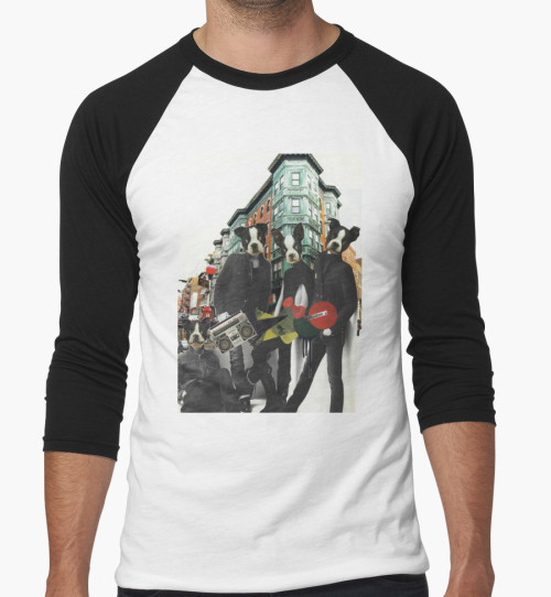 ‘Boston terriers’ men’s baseball &frac34; t-shirts available at: htt