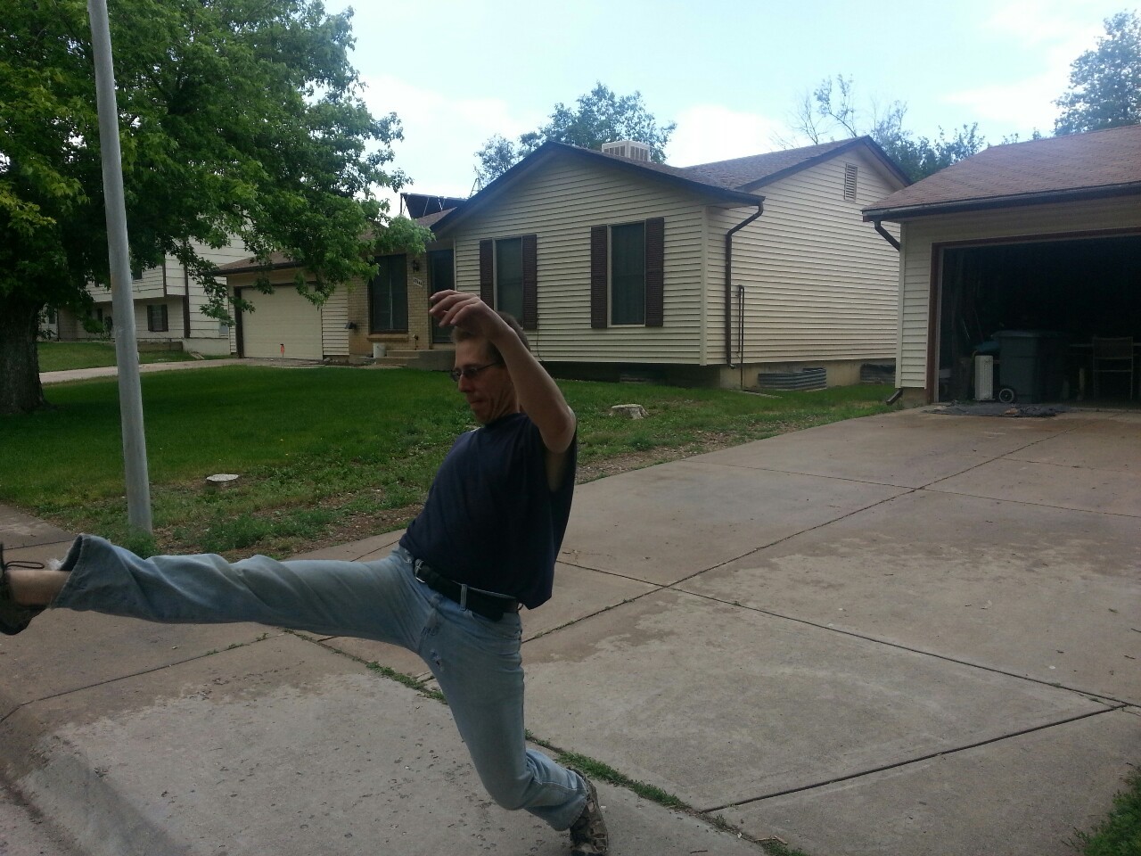Me doing it.