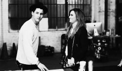 Loveurselfs:  Nick Jonas And Demi Lovato Being Adorable Little Shits 