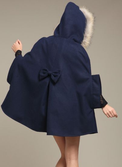gorogoroiu: 20% off on these cute bow cape coats with code “wool928&ldquo; ♥ HERE &