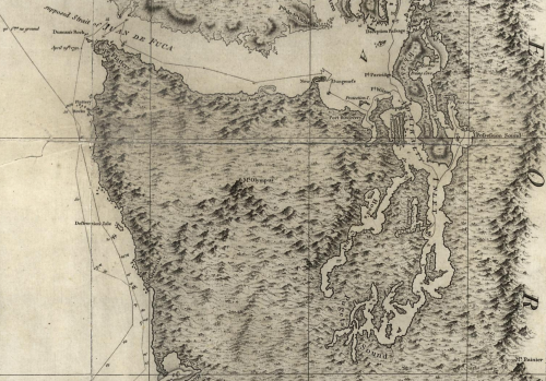 A Chart Shewing Part Of The Coast Of N.W. America : With The Tracks Of His Majesty's Sloop Discovery