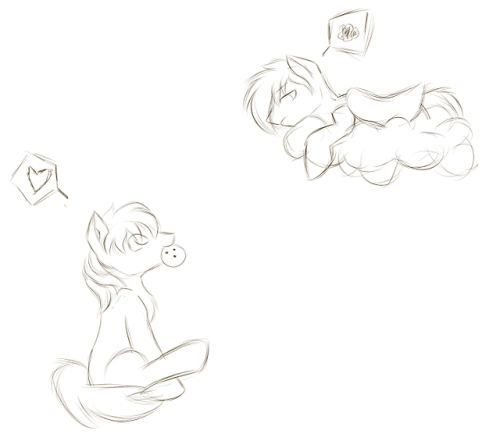 Yep, cookies do solve most of the problems in life. Can’t really seem to be able to even sketch for now, so…I’ll do those when I get out of it a bit. Thanks though. <3