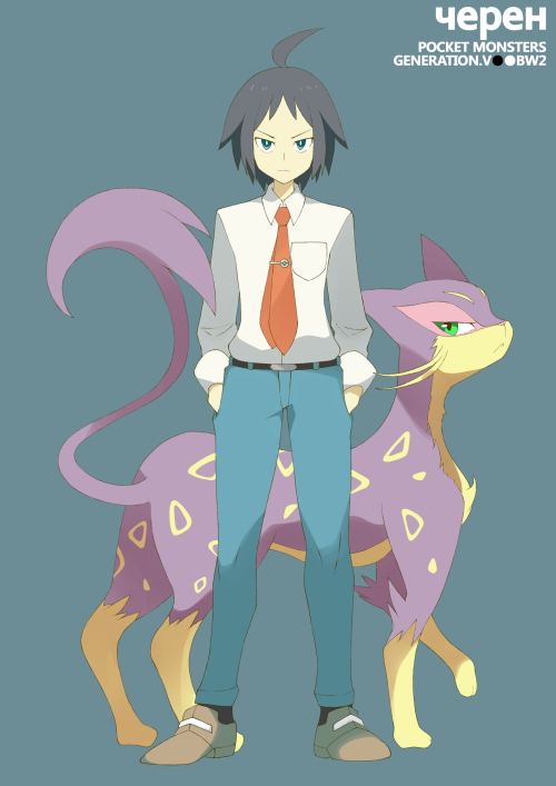 valentine-vii:BW2 チェレン and BW2 ベル by ソウジ