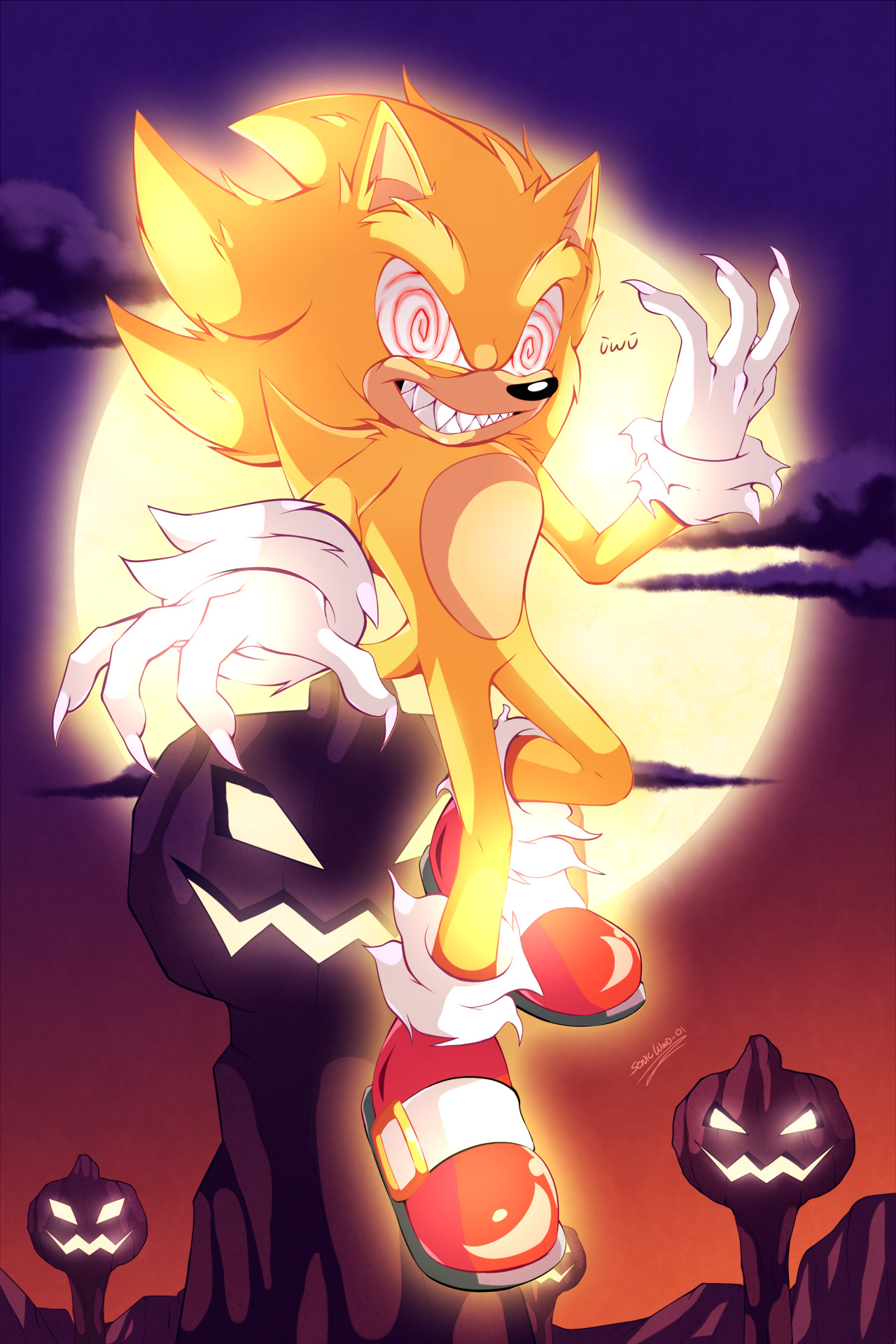 The chad Fleetway Super Sonic