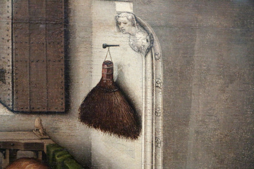 koredzas:Robert Campin - The Annunciation. Detail. 1420 - 1440