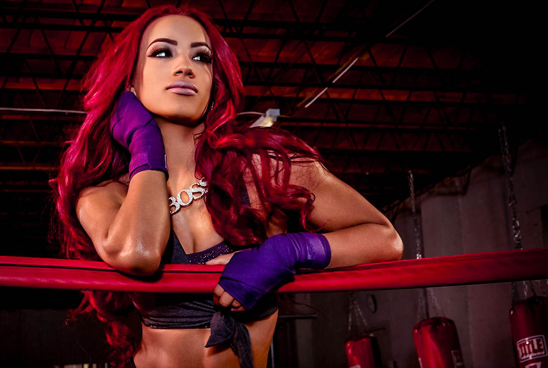 banksclub:  Sasha Banks (@sashabankswwe) Fight Club Photo Shoot Edits 