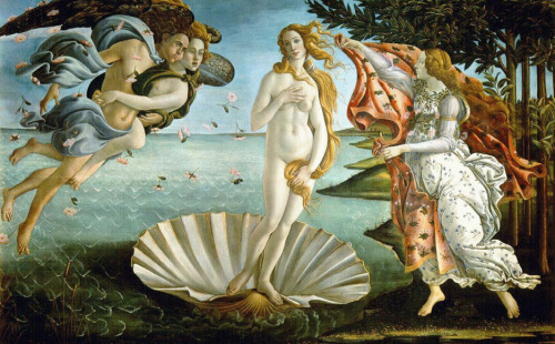 The Birth of Venus, Sandro Botticelli, 1485, Offices, Firenze, Italy
