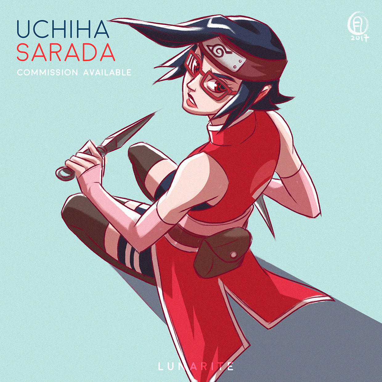 Teen Sarada Uchiha (fan art)