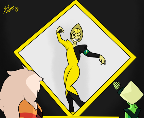 Homeworld was having troubleWhat a sad, sad storyNeeded a new leader to restoreIts former gloryWhere, oh, where was she?Where could that Gem be?We looked around and then we foundThe Gem for you and me And now it’s…Springtime for Yellow Diamon