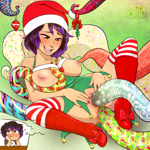 ponygfx: Merry Christmas/Happy holidays/yadda yadda yadda A little something for my followers who appreciate the form of female humans (or extremely close approximations) over say, furry or feral counterparts I post so often. Sources from top to bottom,