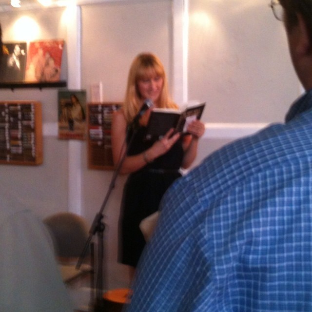 Amanda Petrusich at Steady Sounds, reading from her new book, Do Not Sell At Any Price, which is about 78 rpm record collectors and the crazy shit they do. I’m really excited to read it.