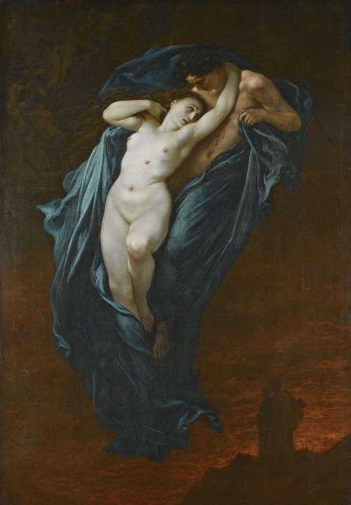 Paolo and Francesca Da Rimini (1863 / Oil on canvas) - Gustave Doré