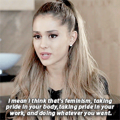 itreallygetsonmyboobs:totalariana:Why isn’t Ariana one of y’alls feminist iconsBecause everyone is t