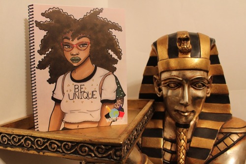 black-to-the-bones:    Innovative Supplies includes notebooks and apparel that showcase black art by black artists and weave together elements of black culture from the past and the present.   This is beautiful and amazing. Great way to celebrate black