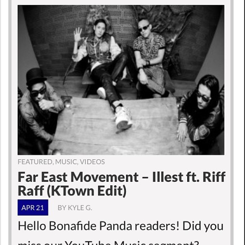 Check out our feature article for @fareastmovement newest hit single “The Illest (KTown edit)” #quotes #quotestoliveby #quotablequotes #inspirational #textgram #instagood #beyourself #igers #bestoftheday #positivequotes follow for more awesome