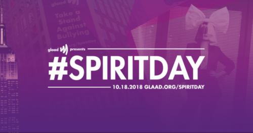 Happy Spirit Day! Wear purple today to show your support and love for LGBTQ youth everywhere. What i