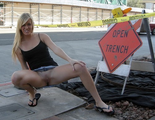 Flashing and nude in public