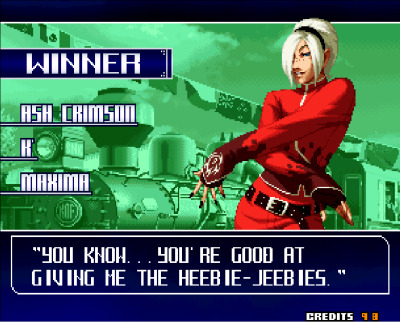 Bison2Winquote — - Iori Yagami, The King of Fighters EX: Neo Blood