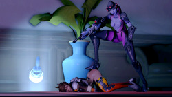 zhulikkulik:  Tracer caught by Widowmaker