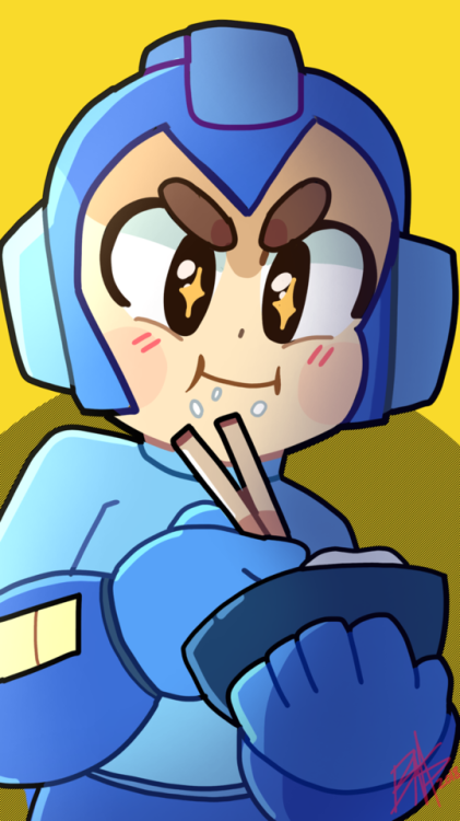 braxons-malware-system:I’ve been watching the megaman ova and I know he can’t eat since he’s a robot