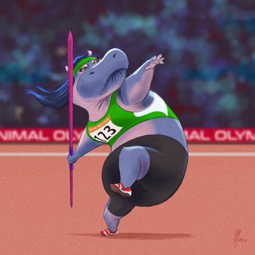 Animal Olympics - Character Design Challenge by selected artists: Perry Allen, Wouter Bruneel, Lamar