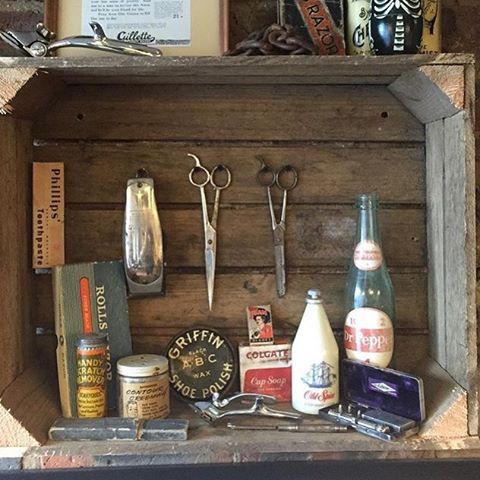 northwestbarberco:  Repost from @steve_purcell of a part of our barbering heritage collection/display. Tools that paved the way for us. Timeless. 