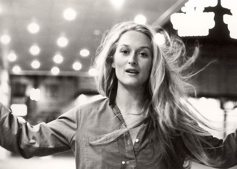 Meryl Streep  photographed byDuane Michals in 1975