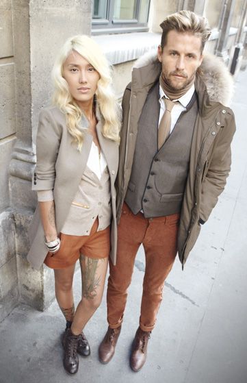 menstyle1:  Stylish Couple. FOLLOW : Guidomaggi Shoes Pinterest | Guidomaggi Shoes