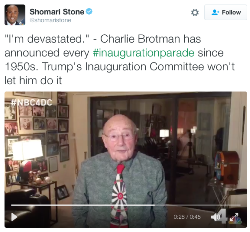dealanexmachina:micdotcom:Donald Trump replaces inaugural announcer who filled role since 1957Charli
